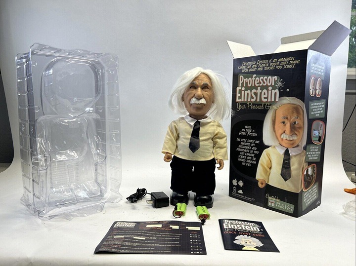 Hanson Robotics PROFESSOR EINSTEIN App-Enabled Robotic Toy NIB, Tested