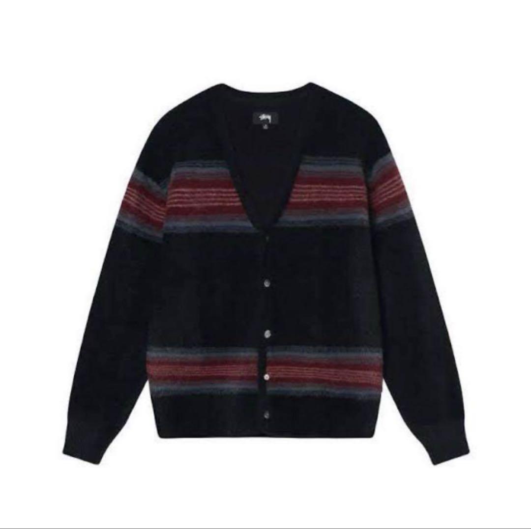 Stripe Shaggy Cardigan – Premier