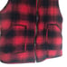 Be Cool Red Plaid Vest NWOT Size Medium