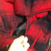 Be Cool Red Plaid Vest NWOT Size Medium