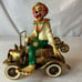 Ron Lee Clown in Wind Up Car Vintage 1981 “Kelly In A Car” 24k Gold Plated