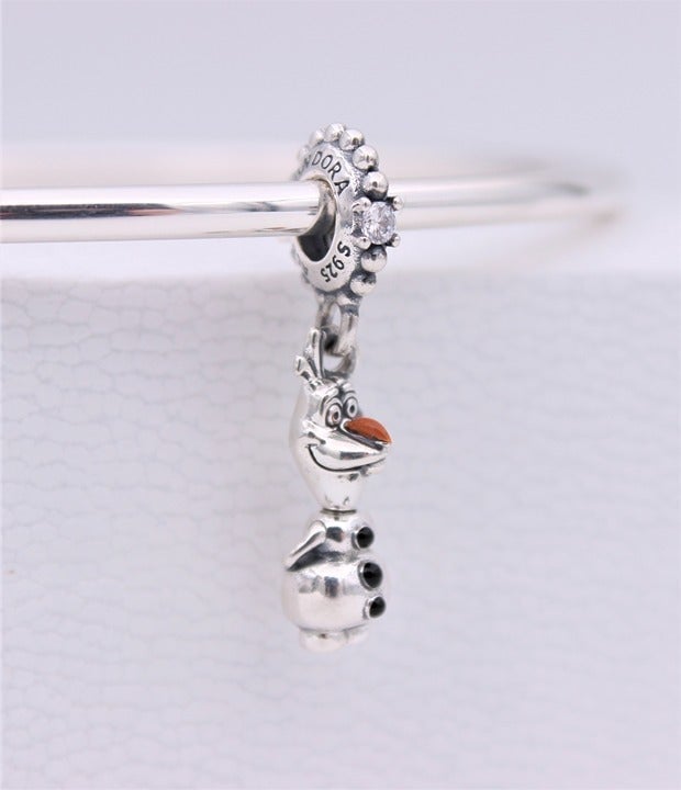 New PANDORA Disney Frozen Olaf Dangle Charm