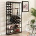 Wine Rack Bakers Rack W/ Glass Holder