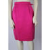 Vintage DANA BUCHMAN Silk Magenta Pink Pure Silk Pencil Skirt Size 4