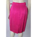 Vintage DANA BUCHMAN Silk Magenta Pink Pure Silk Pencil Skirt Size 4