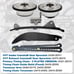 24321-2E010 24350-2E011 Timing Chain Kit with 2PCS Intake & Exhaust VVT