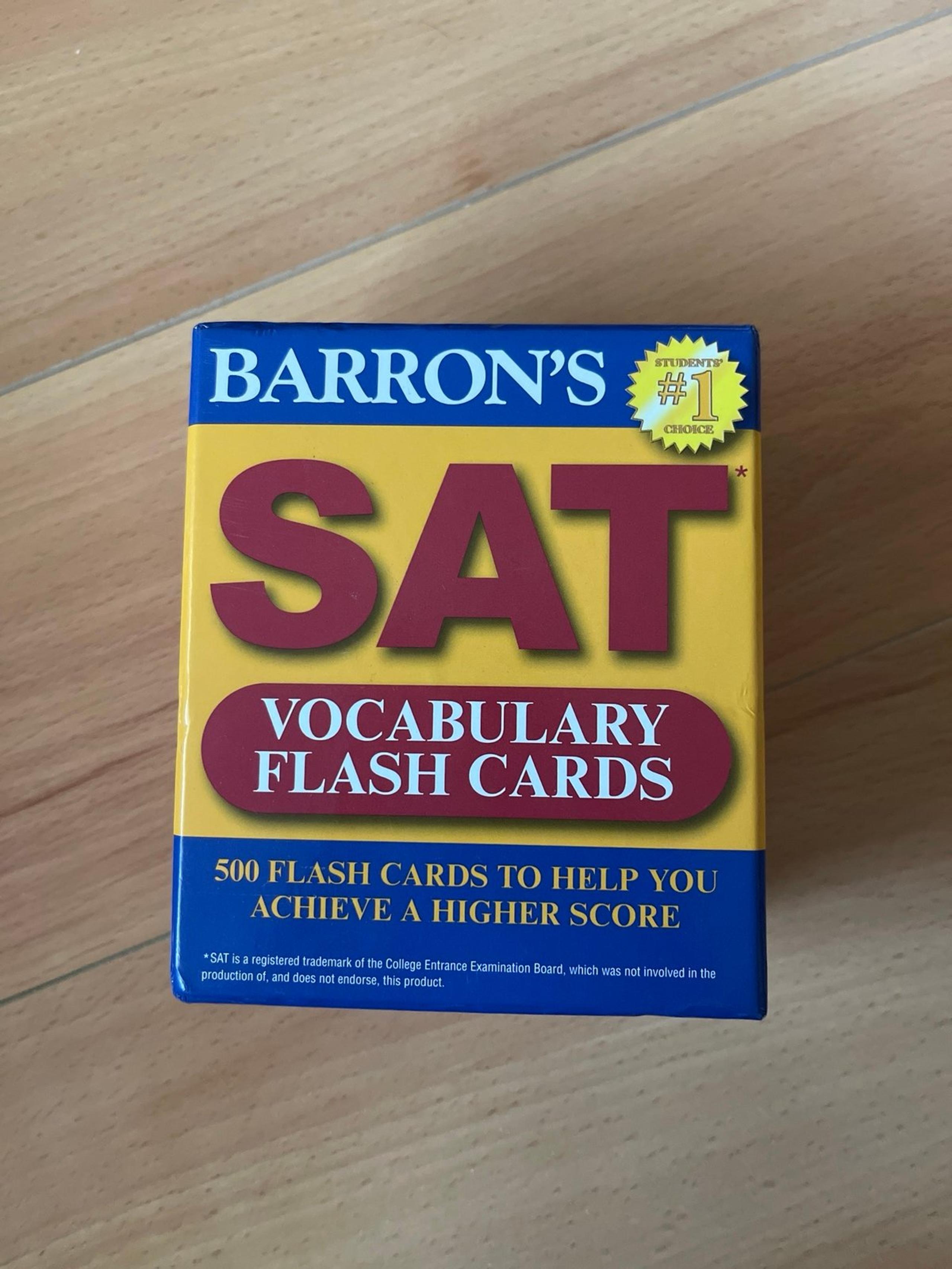 Barron's SAT Vocabulary Flash Cards