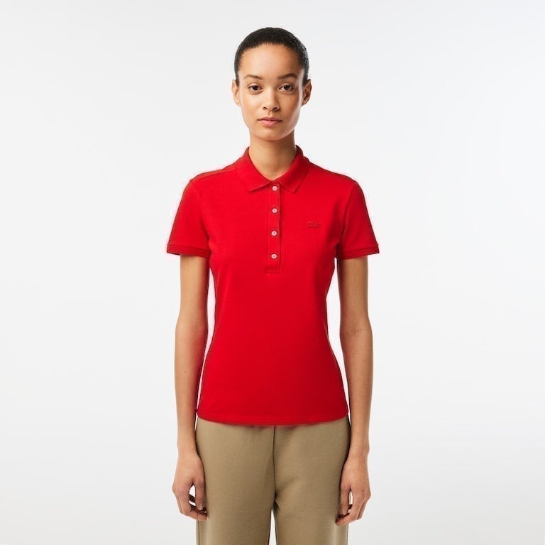Lacoste Slim Fit Red Polo