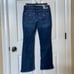 Y2K 2000s Bedazzled White Embroidered True Religion Blue Acid Wash Denim Jeans