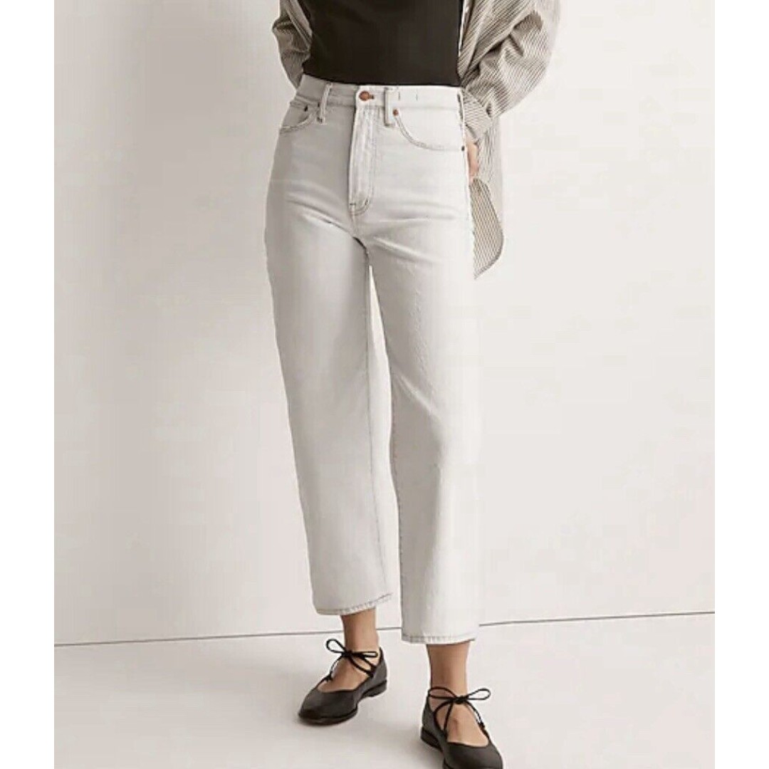 MADEWELL The Perfect Vintage Wide Leg Crop Jean Edmunds Wash Women's SIZE 26 NWT