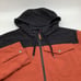 Obermeyer Mens Long Sleeve Full Zip Wool Blend Hoodie Jacket Orange Size XL