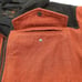 Obermeyer Mens Long Sleeve Full Zip Wool Blend Hoodie Jacket Orange Size XL