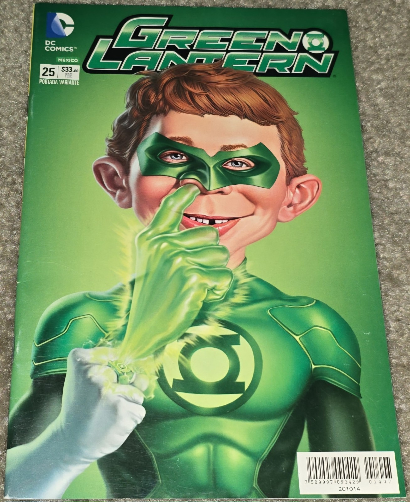Rare VHTF Green Lantern 19 NM- 25 MX 1:10 Mad Magazine 2013 2011 Series Variant