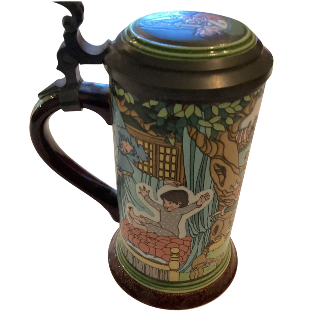 Limited Edition Mettlach Fairy Tale Stein Collection Pinocchio with Certificate