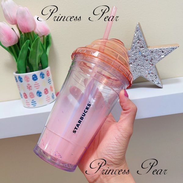 Starbucks Thailand Pink Glitter Dome tu