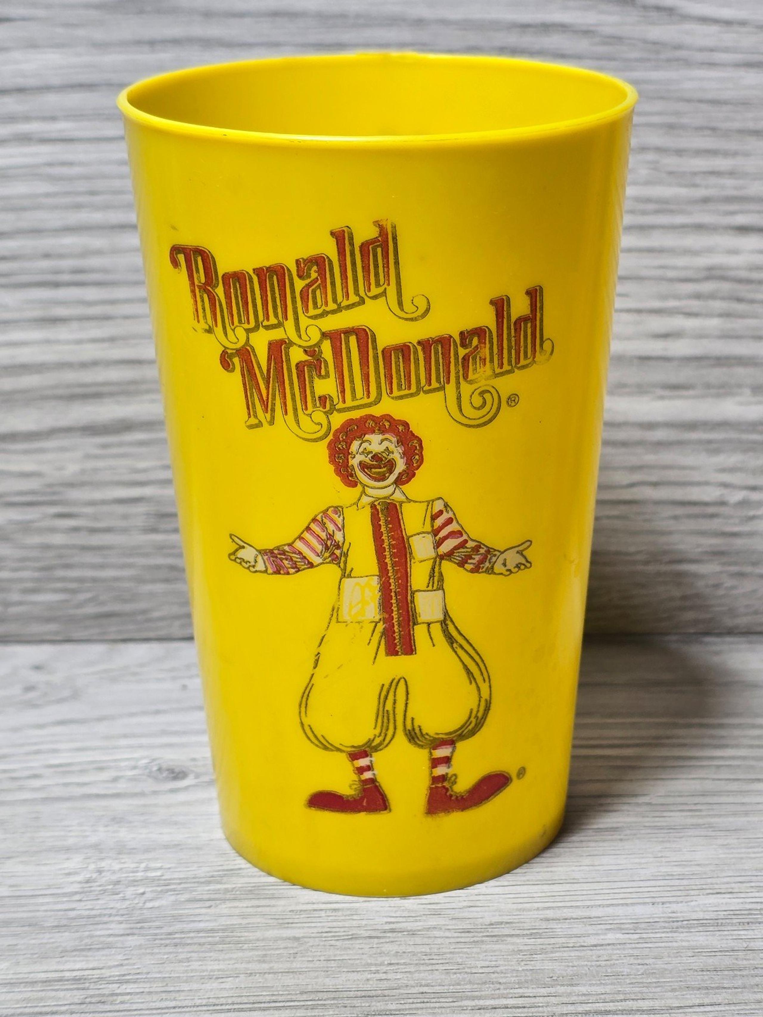 1960s McDonald's Ronald McDonald Plastic Cup Scarce