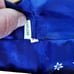 Chinese Embroidered Satin Kamono, women's size Large, black and blue