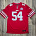 San Francisco 49ers Fred Warner Nike Super Bowl Football Game Jersey Mens XL NEW