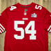 San Francisco 49ers Fred Warner Nike Super Bowl Football Game Jersey Mens XL NEW