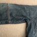 Vintage Moschino rustic side button sleeve cotton stretch denim Jacket, Size 12,