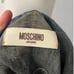 Vintage Moschino rustic side button sleeve cotton stretch denim Jacket, Size 12,