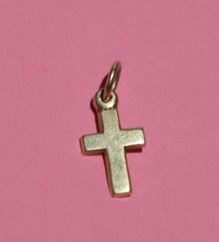 James Avery 14k gold cross pendant