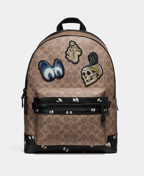 COACH 32665 Disney x Coach Academy backpack in signature patchwork NWT