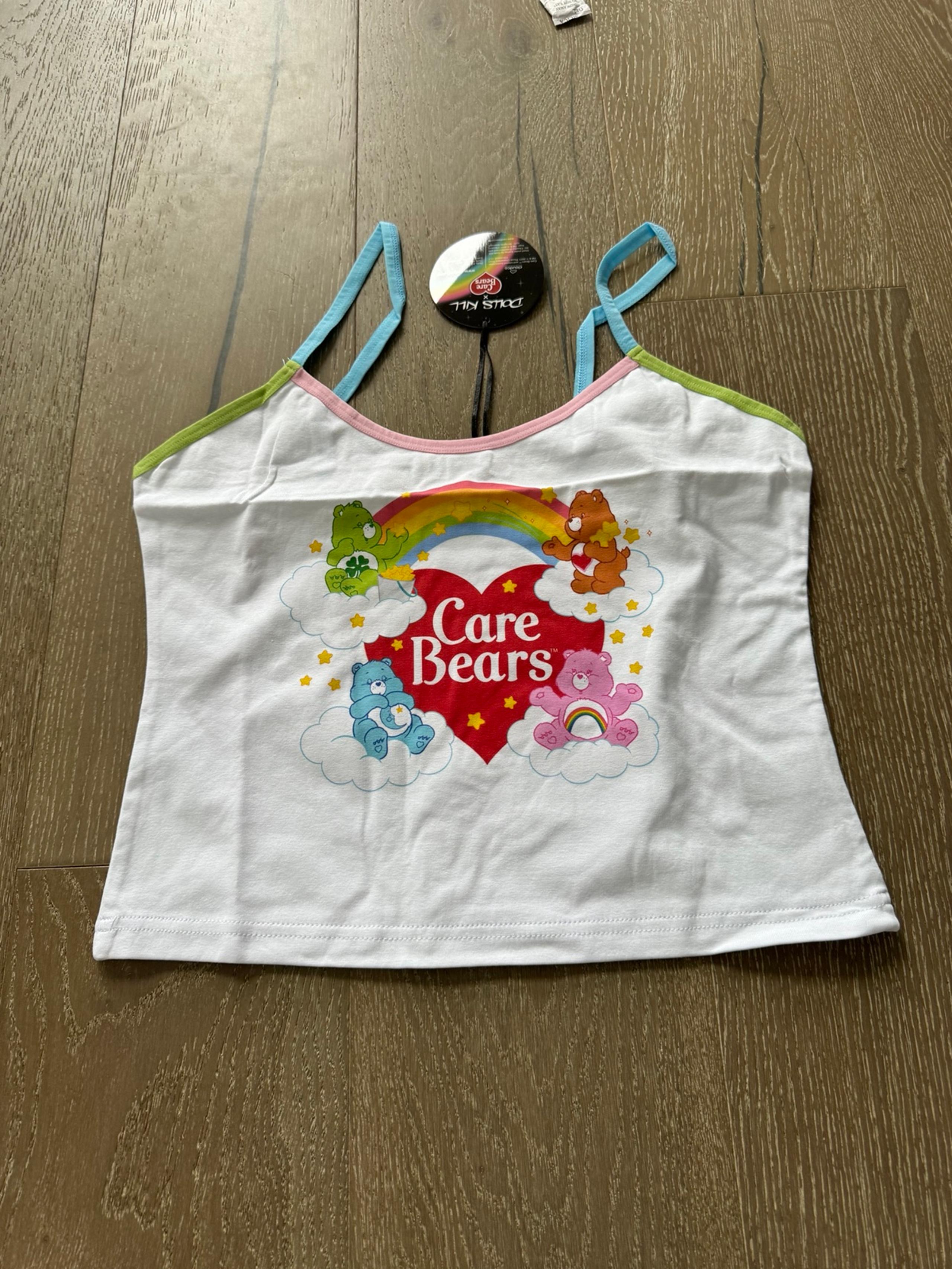 Dolls Kill x Care Bears printed tank top with contrast straps
