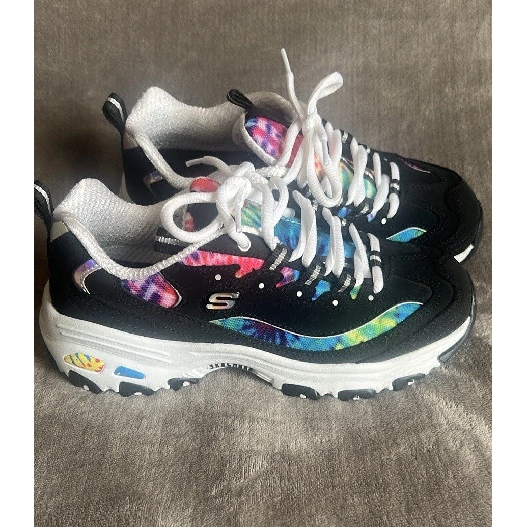 Sketchers D'Lites Summer Fiesta Sneakers Size 6