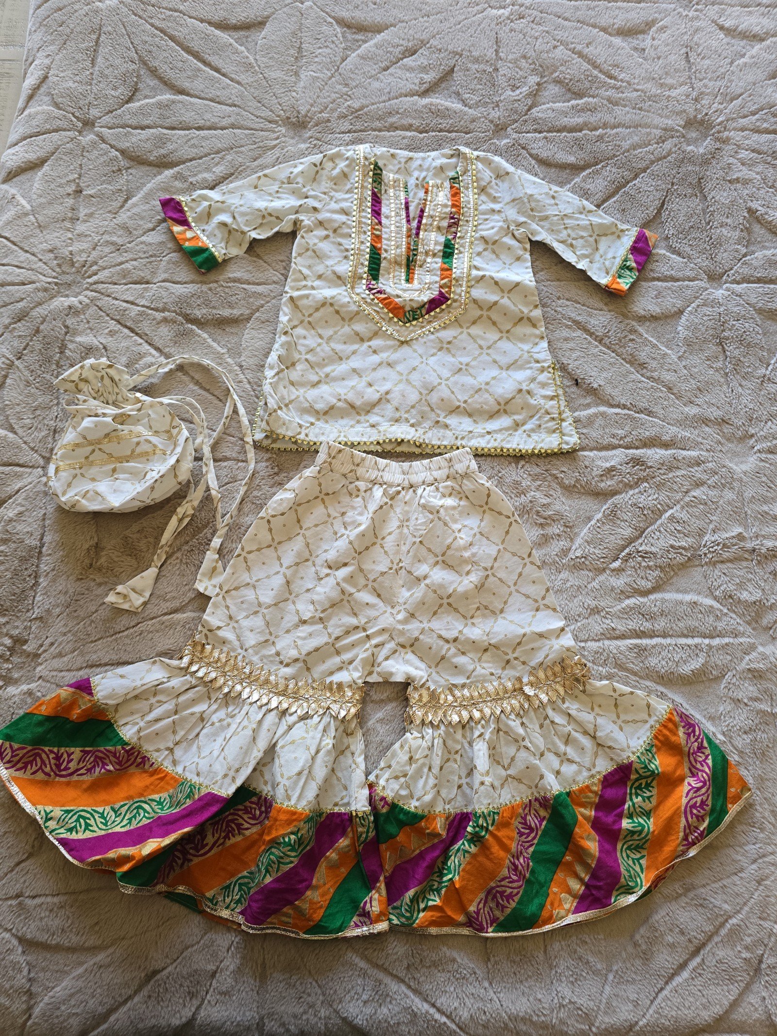 Pakistani dress for kids size 1 to 2 years