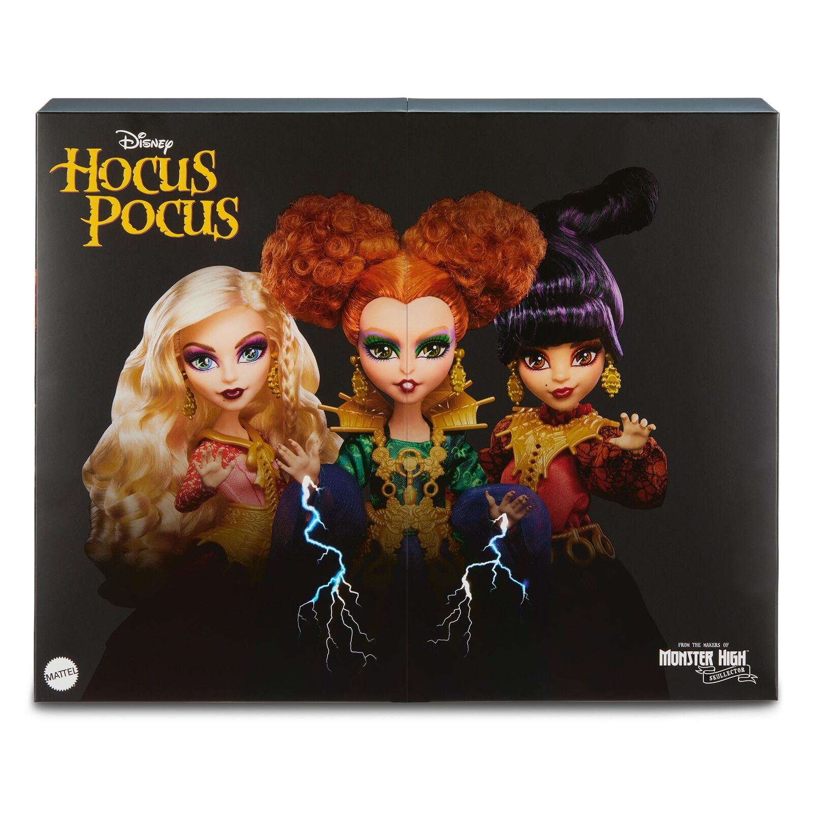 New Mattel Creations MONSTER HIGH DISNEY'S HOCUS POCUS Skullector Dolls Set
