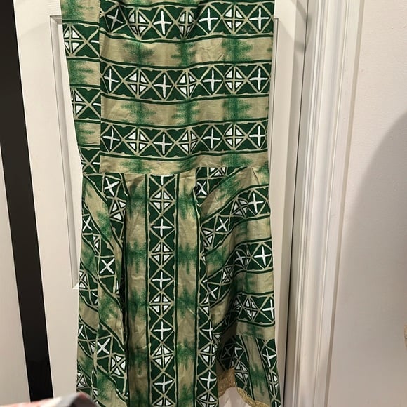 African Fit and Flare Traditional Skirt from Ghana L/XL
