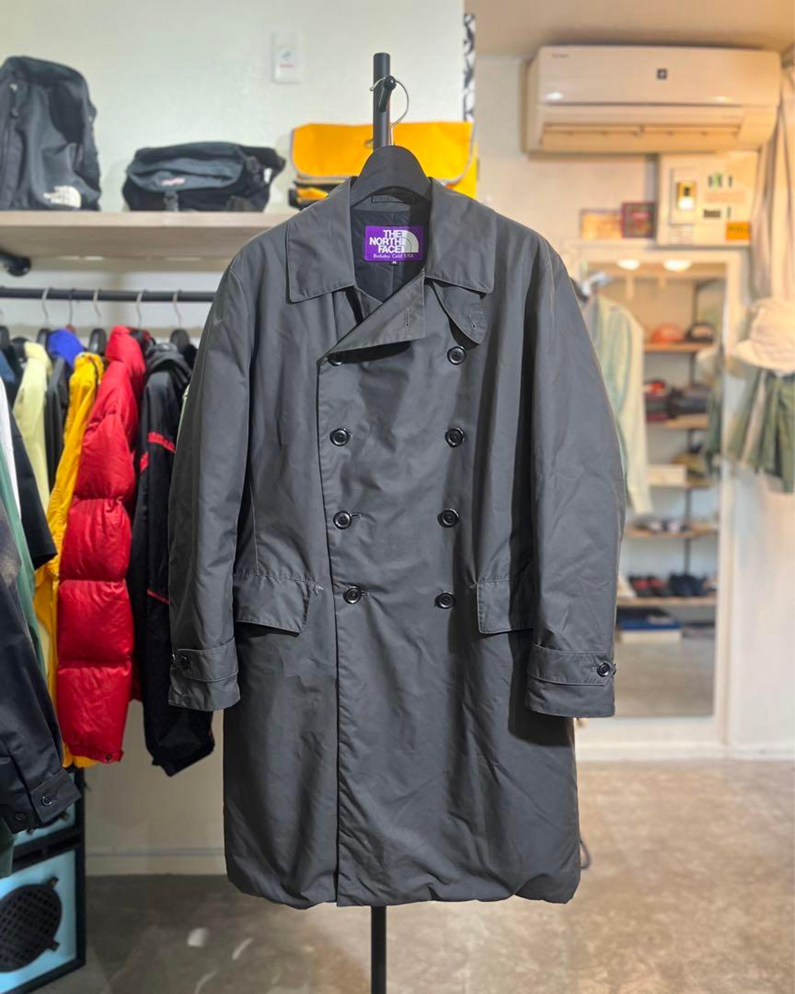 Excellent Condition THE NORTH FACE Gray Trench Coat Size M