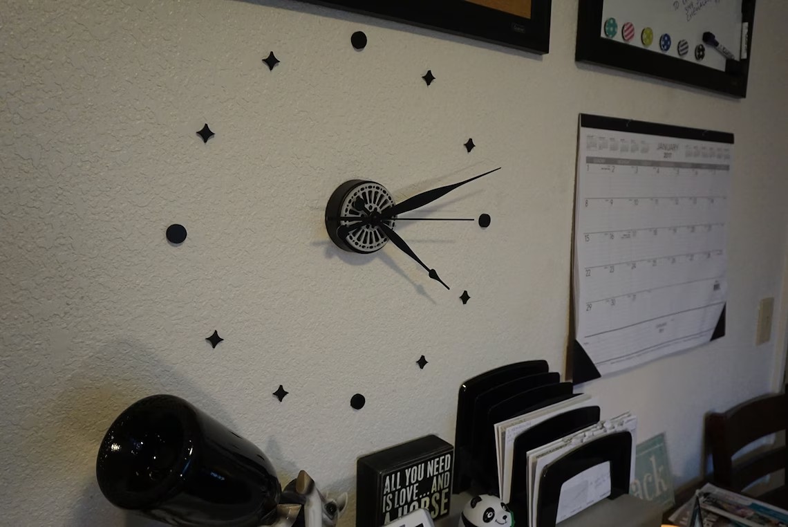 Large wall clock kit