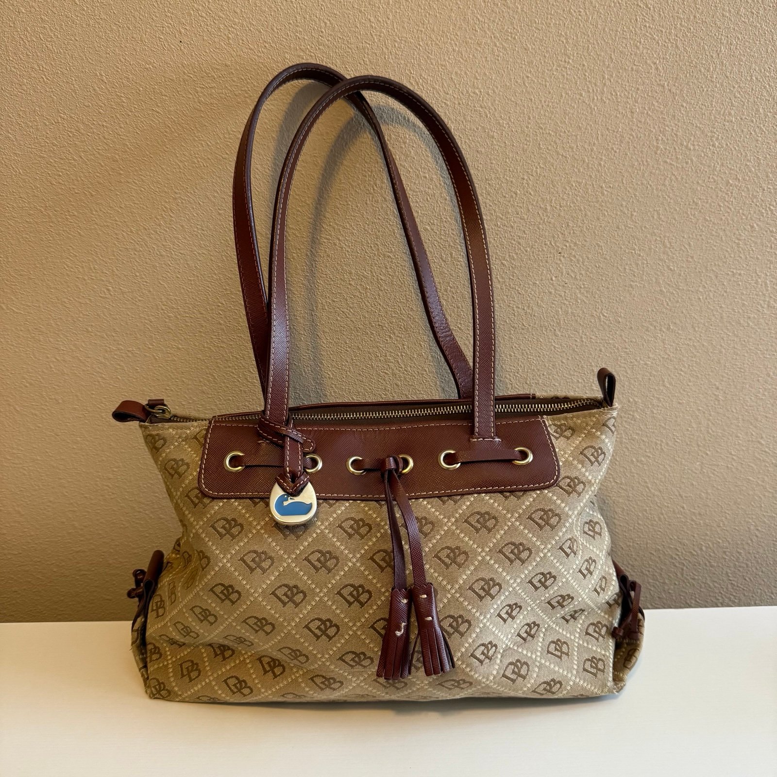 Dooney and bourke brown purse