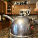 Vintage Solid Copper Simplex Patent Kettle England Chrome Finish 400709-402190