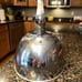 Vintage Solid Copper Simplex Patent Kettle England Chrome Finish 400709-402190
