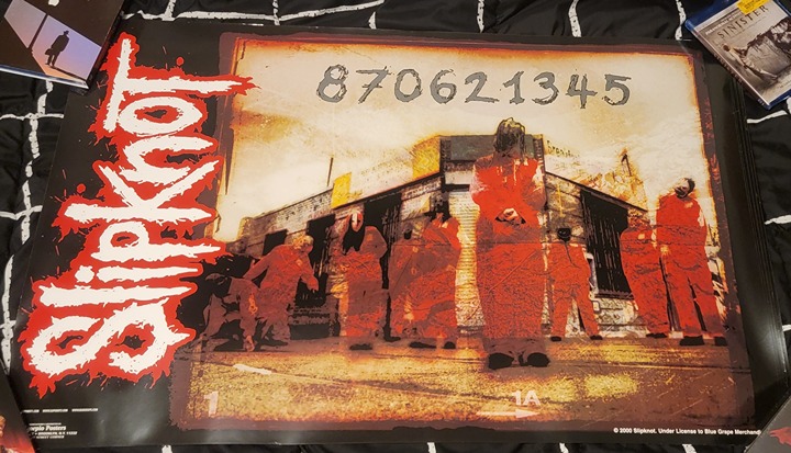 Rare Original Blue Grape Slipknot Self-titled Poster 2000 18 x24' New & Mint