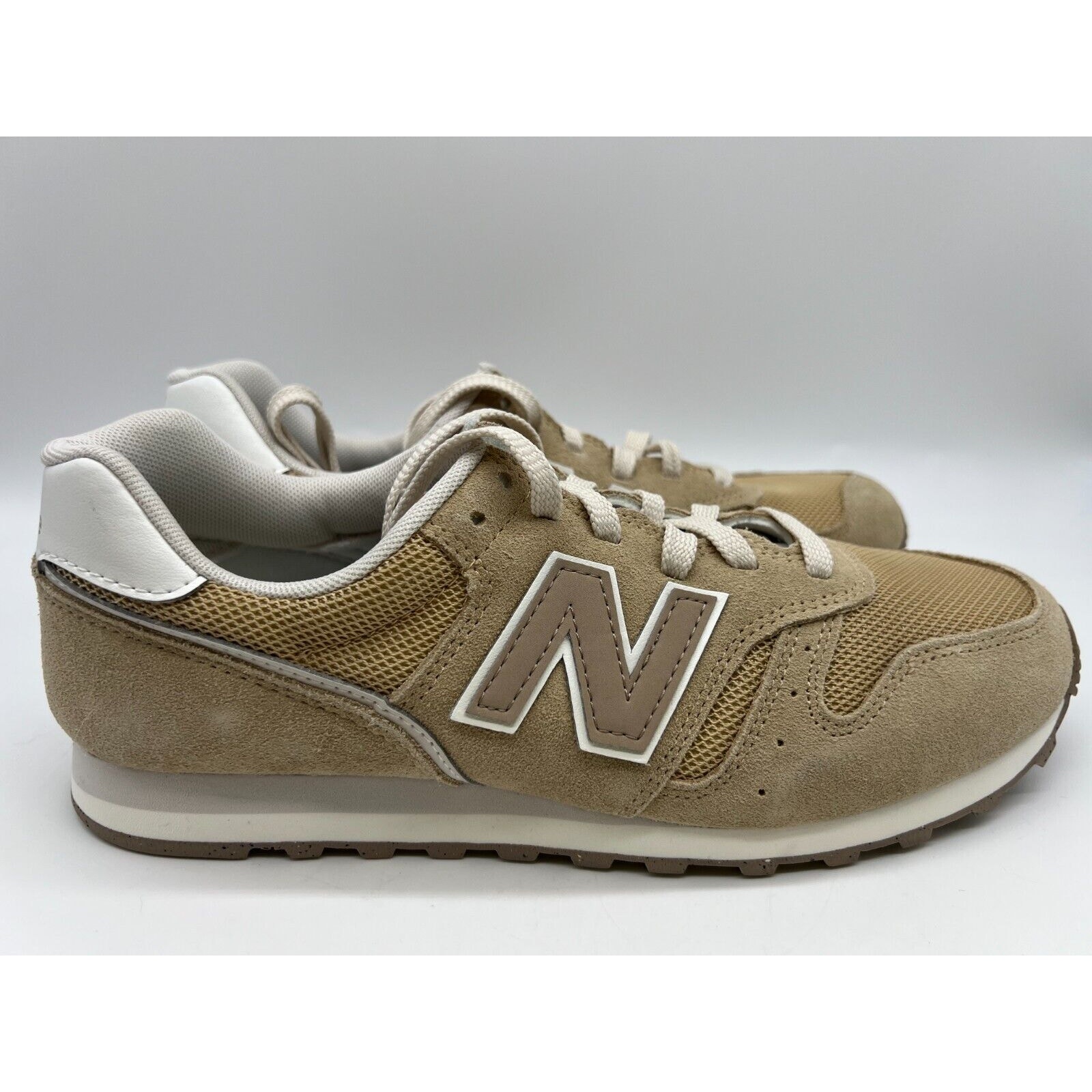 New Balance 373 Casual Running Sneakers Dark Beige ML373QF2 Men's Size 8