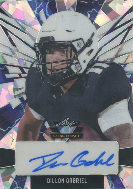 Dillon Gabriel 2022 Leaf Valiant Navy Blue Crystals Auto #1/4 #PA-DG1