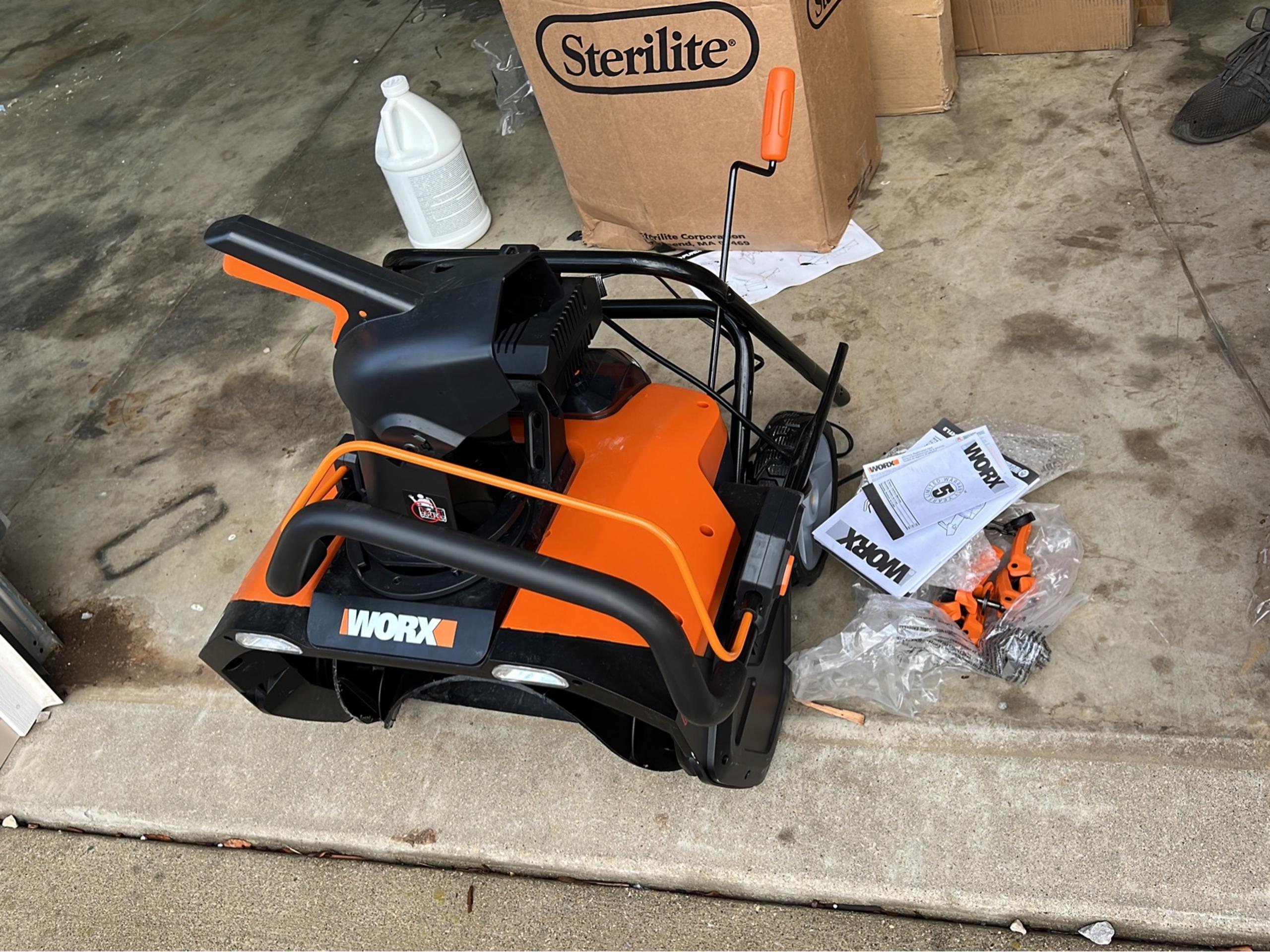 Worx 40V 20" Cordless Snow Blower Power Share with Brushless Motor - WG471 (Batt