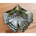 Contemporary Iridescent Studio/Art Glass Platter Tray-Ribbed Bottom Set Of 3