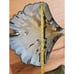 Contemporary Iridescent Studio/Art Glass Platter Tray-Ribbed Bottom Set Of 3