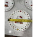 Set 3 HELLO KITTY 8” Pumpkin Thanksgiving Salad Dessert Appetizer Plates Sanrio