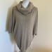 Autumn Cashmere Women’s Sweater Grey Size Medium Cashmere Turtleneck Oversized