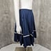 Vintage 70s MALCO Modes S Blue Polka Dot Circle Skirt Square Dance Western