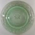 VNTG 1980s Tiara Sandwich Light Green~Chantilly Green~12”W Torte Plate Platter