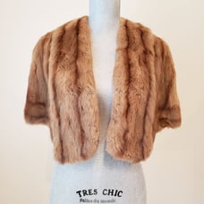 Vintage AUTHENTIC Russian Fur Cape