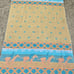 RARE VTG Royal Terry Int’l Bath Beach Pool Towel Polo Jockey Horse Aztec 37x63