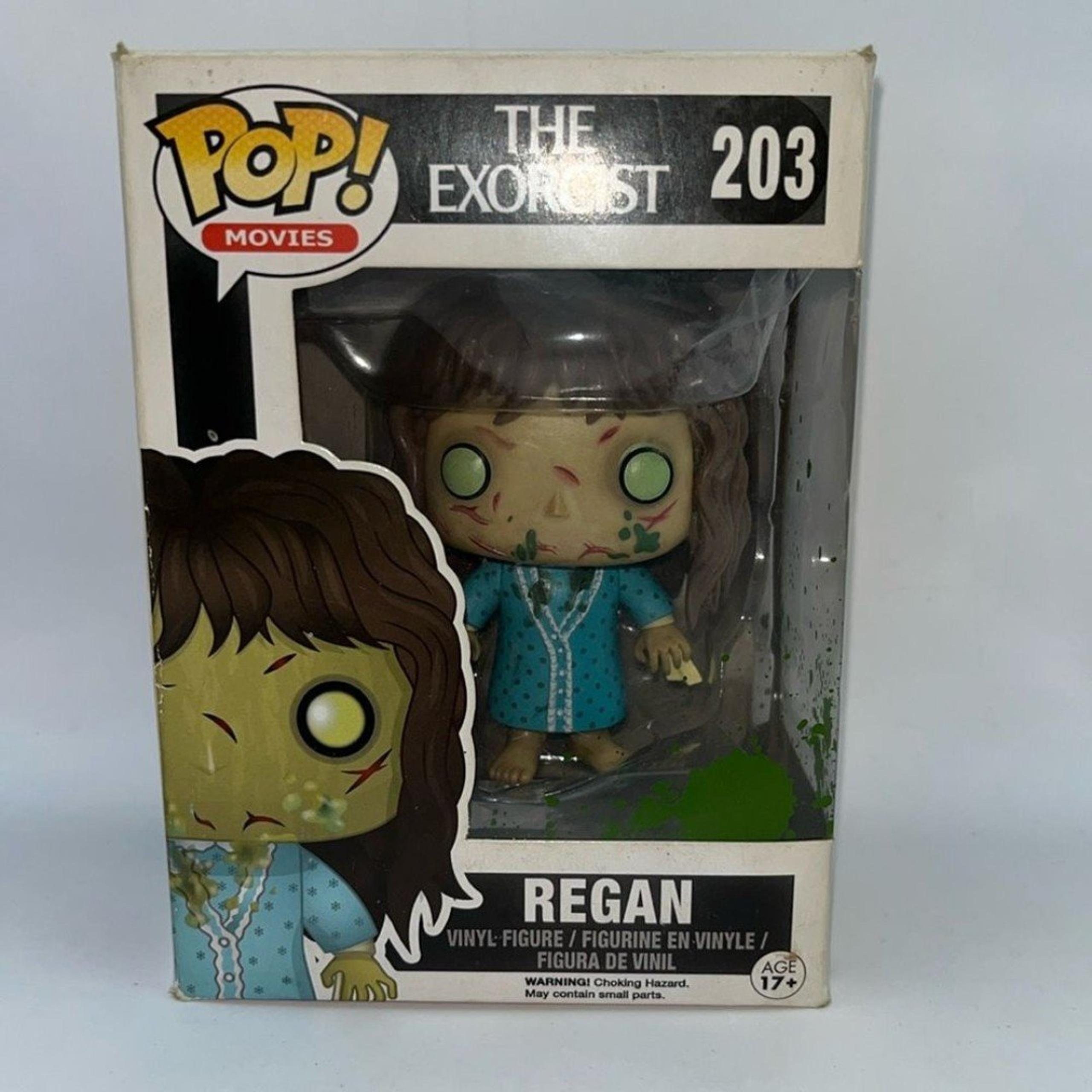 Funko Pop the exorcist Regan puking hot topic scare fair “23 exclusive